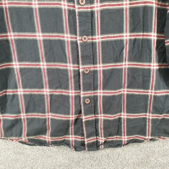 Wrangler Originals Men's Button-Up Flannel Shirt Multi Large Long Sleeve Check - Picture 4 of 12